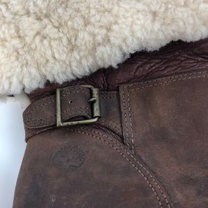 Timberland shearling leather boots